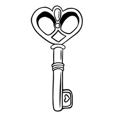 key to heart