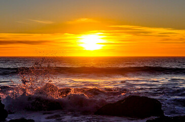 Northern California Ocean Sunset - Bodega Bay