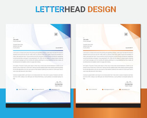 Gradient Letterhead-design 