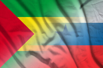 Sao Tome and Principe and Slovenia state flag international negotiation SVN STP