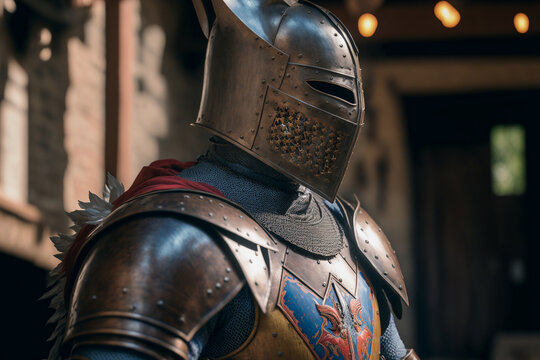 Closeup of a knight