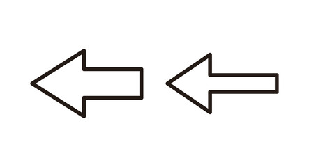 Arrow icon vector illustration. Arrow sign and symbol for web design.