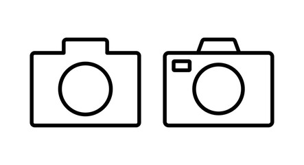 Camera icon vector illustration. photo camera sign and symbol. photography icon.