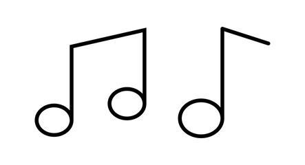 Music icon vector illustration. note music sign and symbol