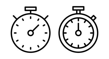 stopwatch icon vector illustration. Timer sign and symbol. Countdown icon. Period of time