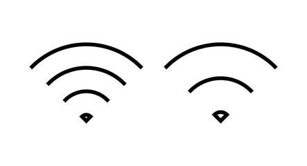 Wifi icon vector illustration. signal sign and symbol. Wireless  icon