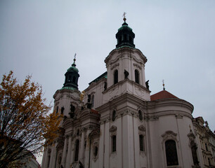 Fototapeta na wymiar st Nicholas church in color