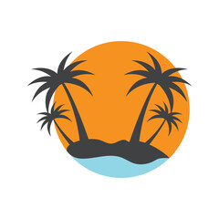 sun illustration logo