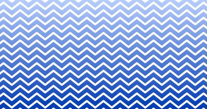 Blue zigzag line pattern background animation