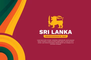 Foto op Aluminium Sri Lanka Independence Day Background Event © oi_art