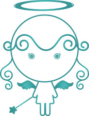 Cute angel icon
