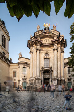 The Dominican church and monastery is a historical baroque complex