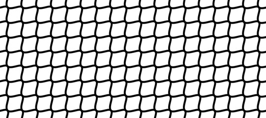 hand drawing soccer goal net seamless pattern