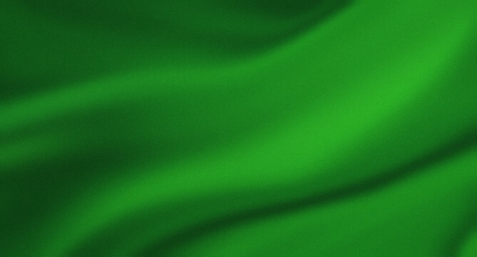Green drapery background, grainy gradient green wave banner, dark vibrant color backdrop design