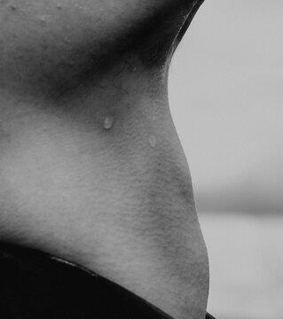 Neck and the water