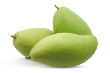 Sweet mango fruit isolated on white background
