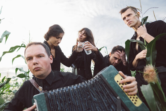 Melancholy at a party.