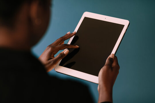 Woman Using Digital Tablet
