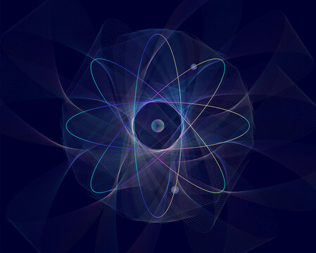 Quantum Physics Science Background 