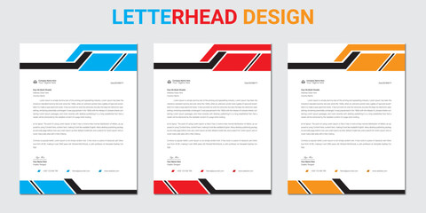 3-color Letterhead-design