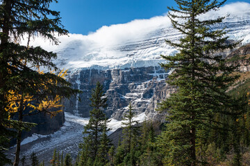 View from Plain of Six Glaciers track in Banff National Park, Canada.
