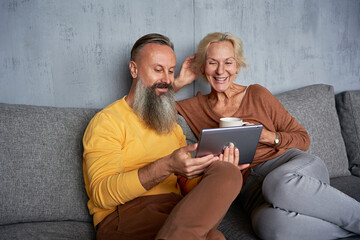 Older couple calls friends