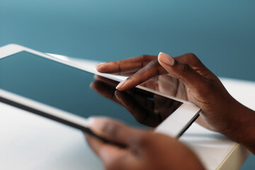 Woman Using Digital Tablet