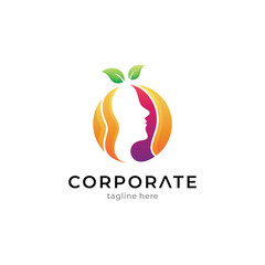 beauty care logo template