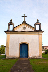 Front View of the São Sebastião Chapel, Ouro Preto - Minas Gerais, Brazil