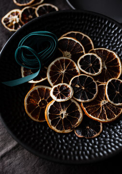 Fototapeta Dried Orange and Lemon Slices 
