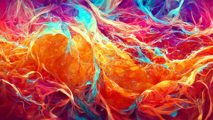 Gradient blob abstract glow background. illustration Generative AI Content by Midjourney