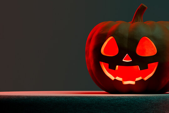 halloween lantern with copy space