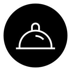 Cloche Circular glyph icon