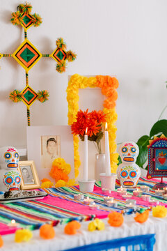 Traditional Mexican celebration the day of the dead
