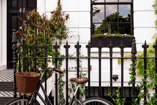 Victorian residential home with bike
