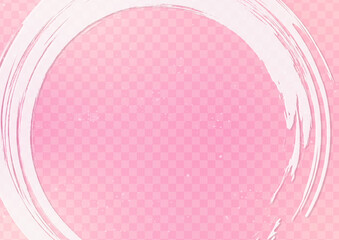 和風筆背景ピンク色