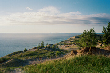 Calm coastal scene on a Summer Afternoon
