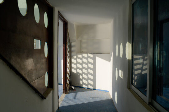 Textures light shadows and abstract architecture