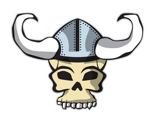Viking Skull in Vector Format