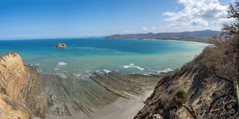 Playita negra beach in Machalilla National Park, Ecuador