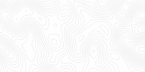 Topographic map. Geographic mountain relief. Abstract lines background. Contour maps. Vector illustration, Topo contour map on white background, Topographic contour lines vector map seamless pattern.