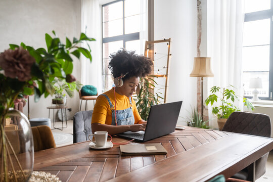 Freelancer Working With Computer Indoors