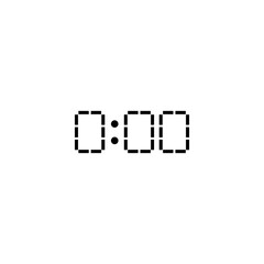 Digital Clock Icon vector design templates