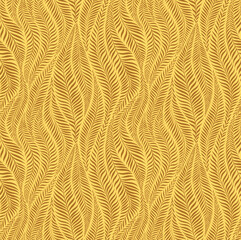 Luxury seamless pattern with palm leaves. Modern stylish floral background.