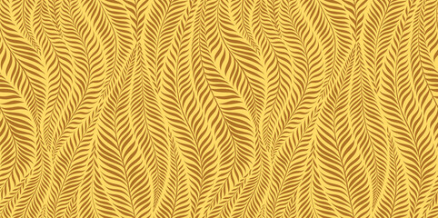 Luxury seamless pattern with palm leaves. Modern stylish floral background.