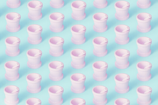 Repetition concept, pestle and mortar