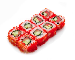 sushi roll isolated