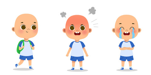 Obraz premium student child illustration