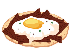 meat and egg tortillas
