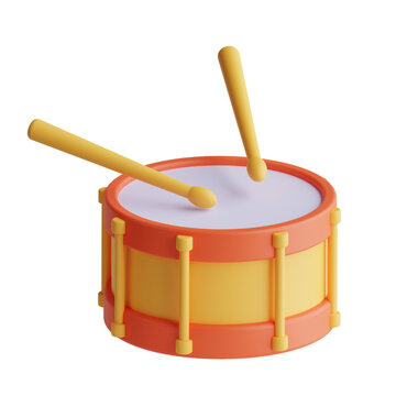 3d drum icon